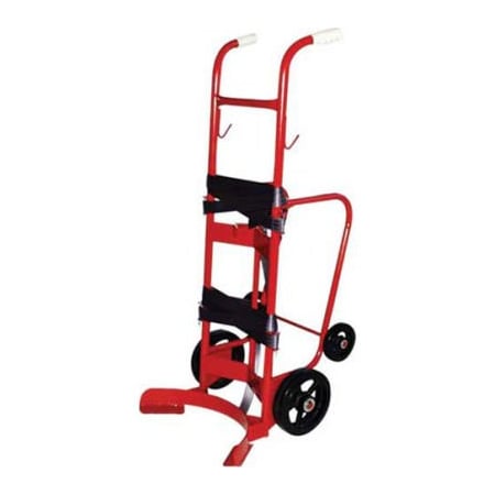 Milwaukee Hand Trucks Milwaukee Four Wheel Drum Truck 42779 - Mold-On Rubber Wheels - 1000 Lb. Cap. 42779